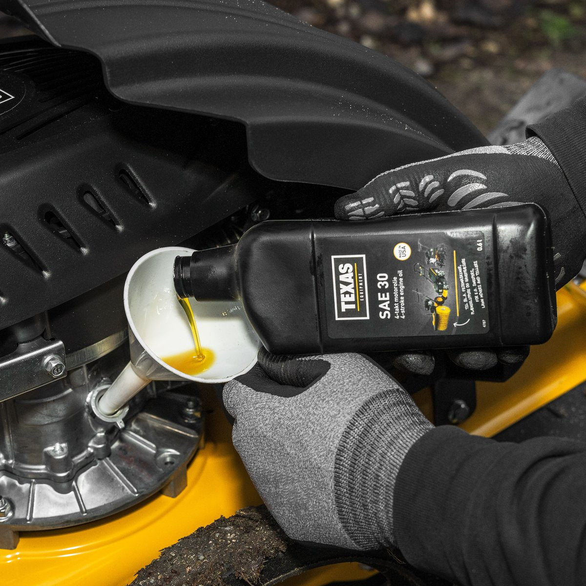 Kit de cambio de aceite cortacésped