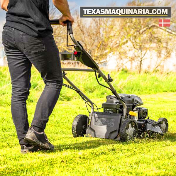 cortacesped texas xt-515 arranque eléctrico con 51 cm de ancho de corte