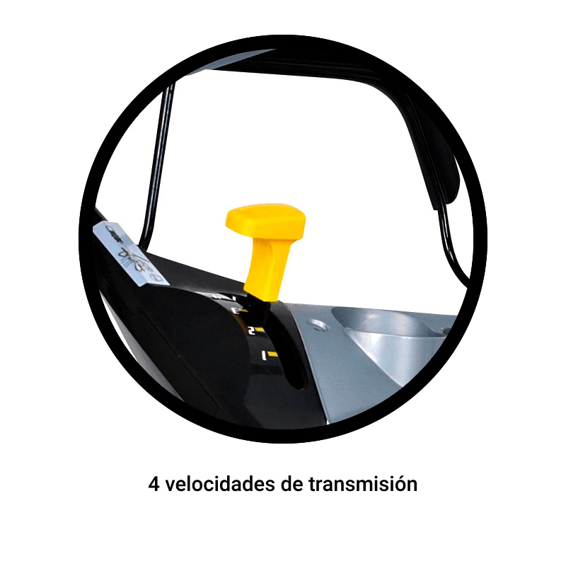 Cortacésped de 4 velocidades