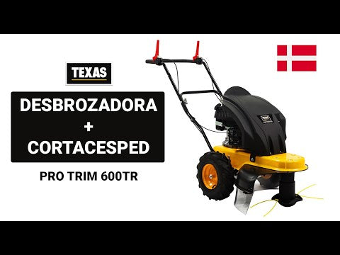 Desbrozadora con ruedas Texas Pro Trim 600 TR Video